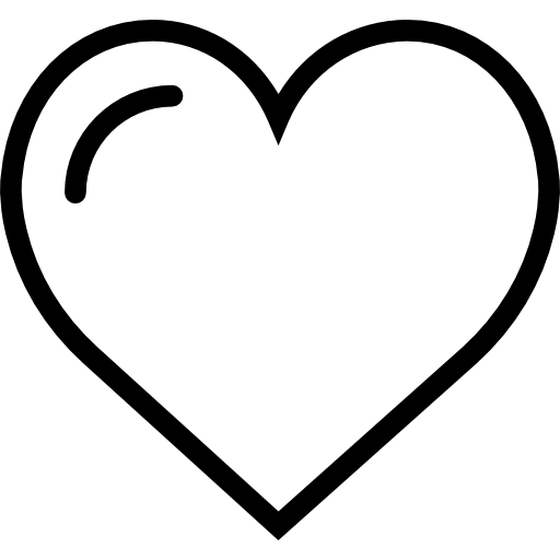 le dessin d'un cœur